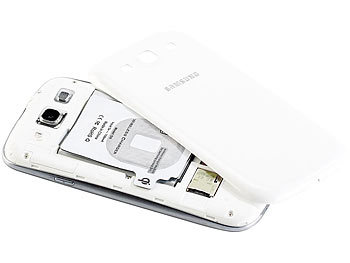 Callstel Induktions-Ladeset Qi-kompatibel + Receiver-Pad für Samsung Galaxy S3