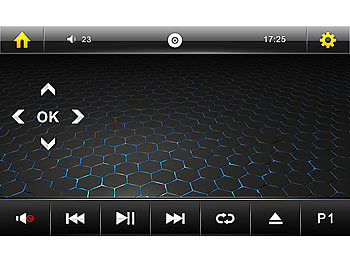 Creasono 7" Touchscreen DVD-Autoradio mit GPS & Bluetooth CAS-N 70