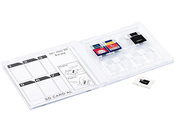 General Office SD-Karten-Album in CD-Hülle, für 8 Stück
