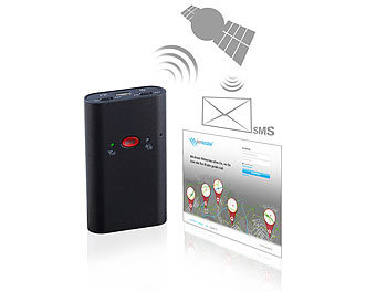 simvalley Mobile GPS-Tracker simlocate T1 mit SOS-Taste & GPS-Ortung