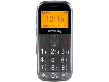 simvalley Mobile GPS-Handy simlocate S1 mit Garantruf & GPS-Ortung