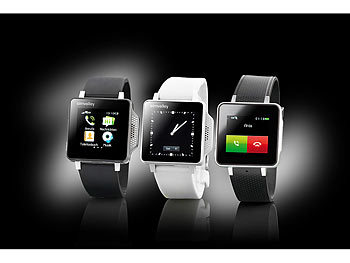 simvalley Mobile Handy-Uhr PW-315.touch Weiß Handy/Uhr/Mediaplayer