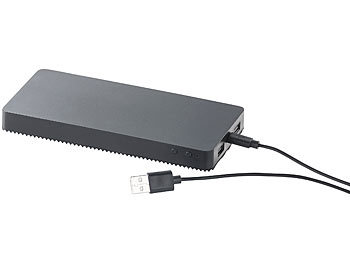 USB-Powerbank mit Wecker und programmierbarem Display