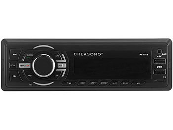 Creasono MP3-Autoradio, Bluetooth, Freisprechfunktion, RDS, 2x USB, SD, 4x 50 W
