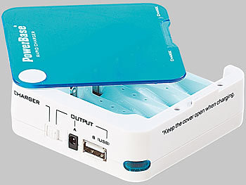 tka Akku-Power-Bank mit Adapter für Handy und USB