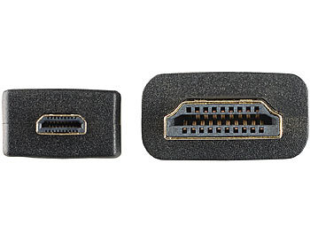 HDMI-Micro-Kabel für Monitor, Display, PC, TV, Beamer, Notebook, Laptop Hdmikabel