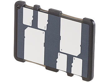 Demarkt Speicherkarten Schutzbox • Tasche • Schutzhülle • Etui • Aufbewahrung • Memory Card Case • Card Safe für 9SD/ CF/XQD/TF Karten 