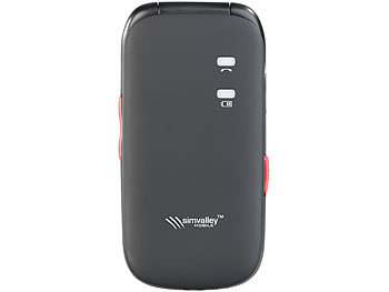 simvalley Mobile Komfort-Klapphandy XL-948 mit Garantruf Premium & 25-dB-Hörverstärker