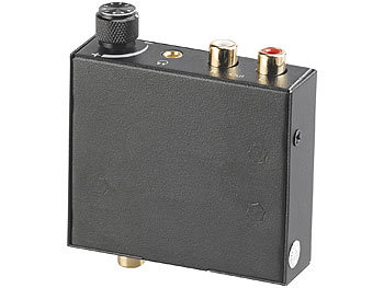 auvisio Audio-Konverter digital (TOSLINK/Koaxial) zu analog, Versandrückläufer
