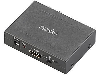 HDMI-Audio-Konverter zu optisch und analog