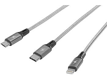 3-in-1 Multi-USB-Ladekabel