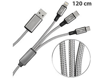 USB Kabel für WUBEN T70 C3 A21 Ladekabel 3A schwarz 