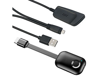 TVPeCee WLAN-HDMI-Stick mit Dual Band, für Miracast, Versandrückläufer