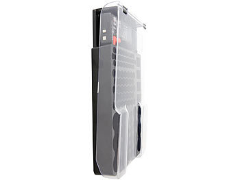 tka 2in1-Batterie-Organizer für 93 Batterien, mit Batterie-Tester & Deckel