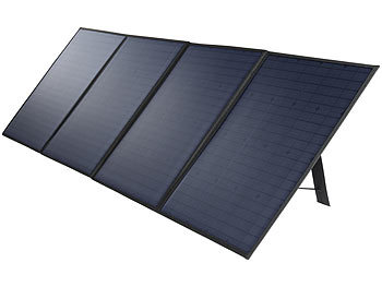 revolt Mobiles, faltbares Solarpanel, 4 Solarzellen, 200 W & Solar-Laderegler