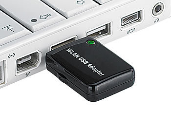 7links Mini-USB-WLAN-Stick "WS-300XS", 300 Mbit n-Draft, WPS-Button