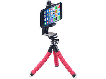 Mini Smartphone Handy Halter Stativ Foto Video Dreibein Selfy Aufnahmen TV3 