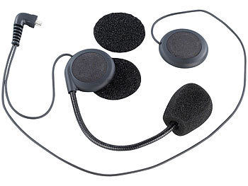 NavGear Universal-Headset für Motorradhelme, mit Bluetooth