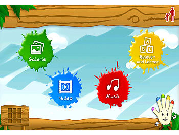 TOUCHLET Tablet-PC Software für Kinder - Kid's Launcher