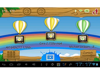 TOUCHLET Tablet-PC Software für Kinder - Kid's Launcher