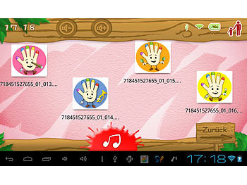 TOUCHLET Tablet-PC Software für Kinder - Kid's Launcher
