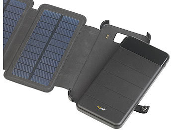 Solar Powerbank mit Taschenlampe