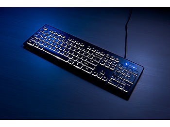 Beleuchtete PC Tastatur