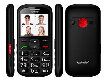Notruf-Handys mit Lupe, Kamera und Sprachememos