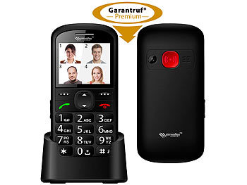 simvalley Komfort-Handy mit Garantruf Premium, Versandrückläufer