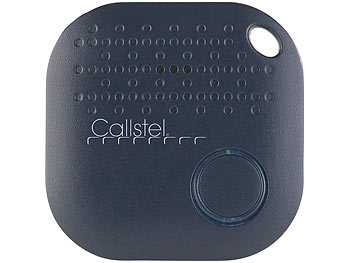 Callstel 4er-Set 4in1-Mini-Schlüsselfinder mit Bluetooth, App & GPS-Ortung