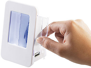 Xystec Beleuchteter Bilderrahmen mit 4-fach Hub USB2.0