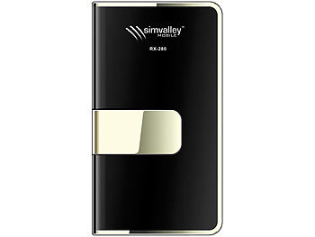 simvalley Mobile Mini-Handy RX-280 "Pico COLOR Silver" VERTRAGSFREI