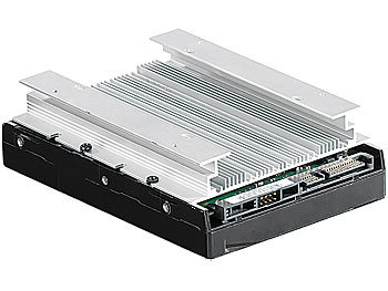 Mod-it passiver Aluminium-Festplattenkühler silber für 2.5" & 3.5" 