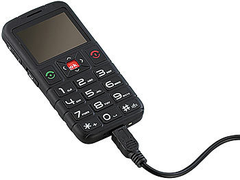 simvalley Mobile Komfort-Telefon mit Notfall-Taste & Kamera (Versandrückläufer)