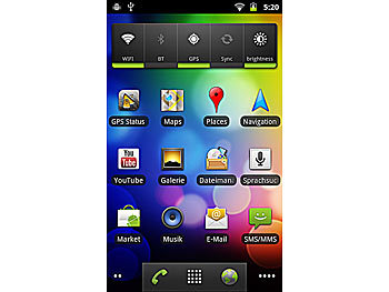 simvalley Mobile 5,2"-Dual-SIM-Smartphone & Tablet-PC "SPX-5 UMTS" (refurbished)