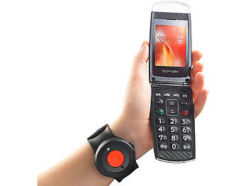 simvalley Mobile Bluetooth SOS-Armband für Notruf-Handy "XL-937"