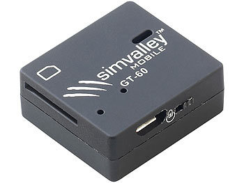 simvalley Mobile GSM-Tracker GT-60 mit SMS-Ortung und Mikrofon