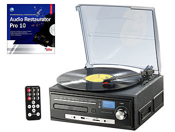 Kompakt-Stereoanlage MHX-550.LP fÃ¼r Schallplatte, CD, MC, MP3 / Plattenspieler