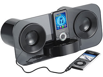 auvisio Stereo Lautsprecher MSS-222 für Smartphone & Tablets (Klinke)