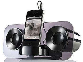 auvisio Stereo Lautsprecher MSS-222 für Smartphone & Tablets (Klinke)
