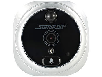 Somikon Digitale Türspion-Kamera mit Bewegungserkennung (Versandrückläufer) Somikon Türspion-Kameras mit Bewegungsmelder