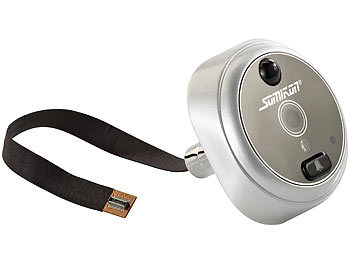 Somikon Digitale Türspion-Kamera mit Bewegungserkennung (Versandrückläufer) Somikon Türspion-Kameras mit Bewegungsmelder