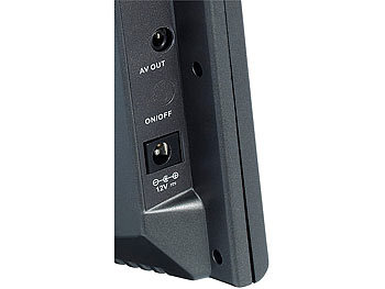 VisorTech 17,8cm (7") Überwachungs-Monitor DSM-64 mit Aufnahmefunktion, H.264