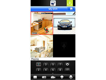 VisorTech Profi-Überwachungssystem mit HDD-Recorder & 4 IR-Kameras