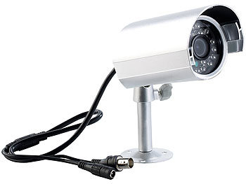 VisorTech Wetterfeste Überwachungskamera mit Nachtsicht (Versandrückläufer)