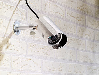 VisorTech Profi-Überwachungssystem mit HDD-Recorder & 4 IR-Kameras