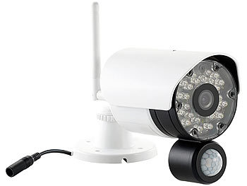 Funk Kamera: VisorTech Überwachungskamera DSC-1720.mc mit PIR-Sensor