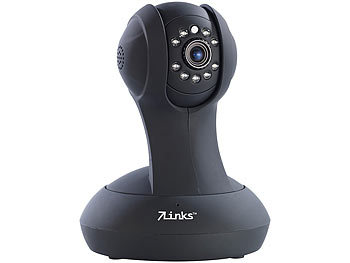 7links Dreh- und schwenkbare HD-Indoor-IP-Kamera IPC-260.HD, schwarz