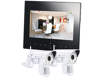 Digitales Ãberwachungssystem DSC-720.mk, 2 LED-HD-Kameras, IP-Funktion / Ãberwachungskamera