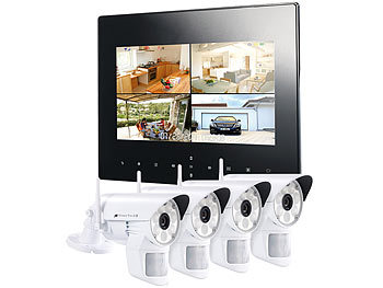 Digitales Ãberwachungssystem DSC-720.mc mit 4 LED-HD-Kameras (IP54) / Ãberwachungskamera